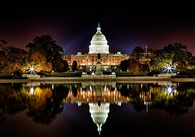 DC Capital Building Refelction